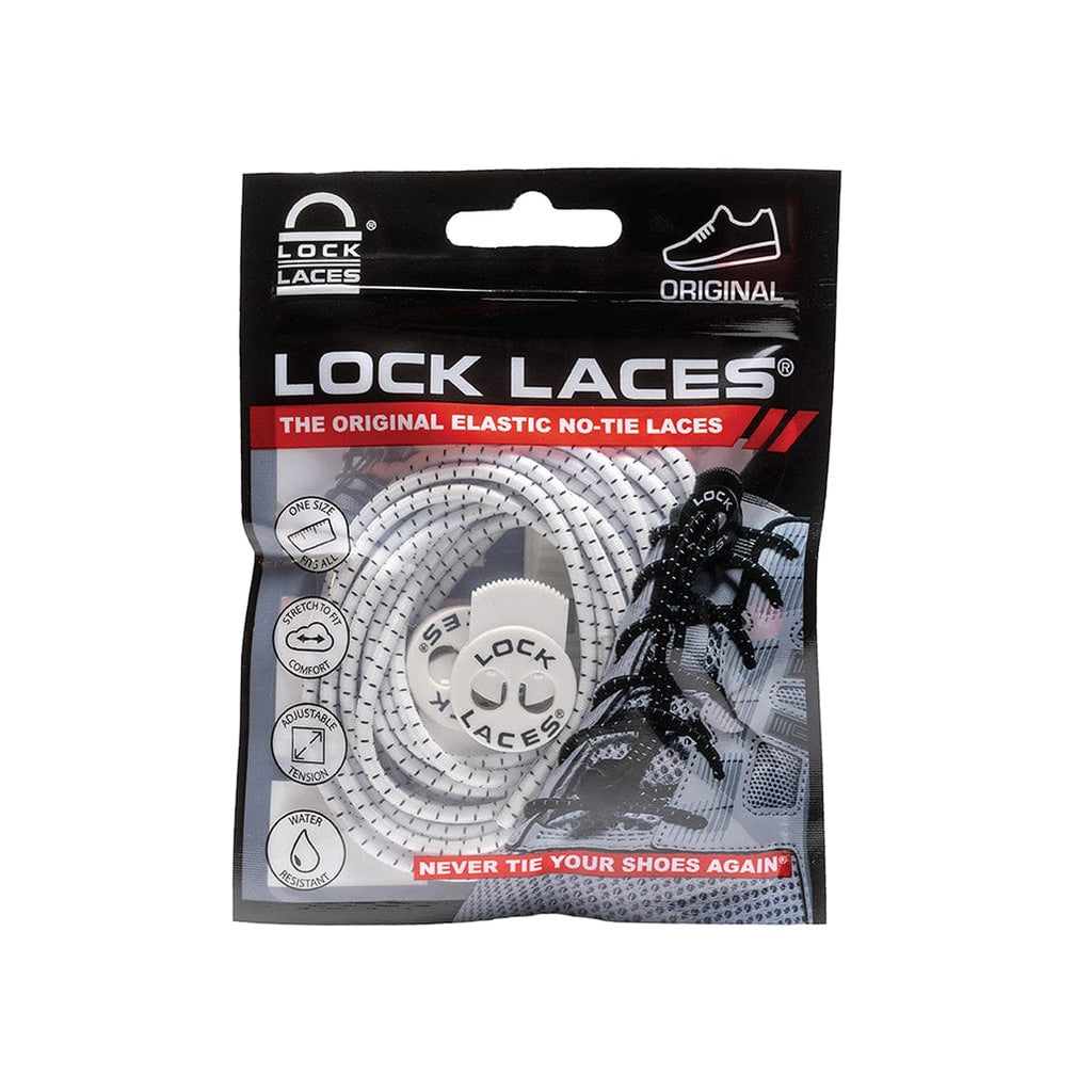 Lock Laces White – Ann Arbor Running Company