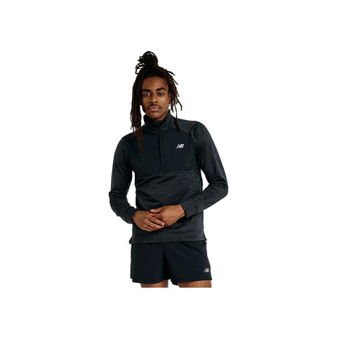 New Balance Men's Heat Grid Quarter Zip MT43204BK